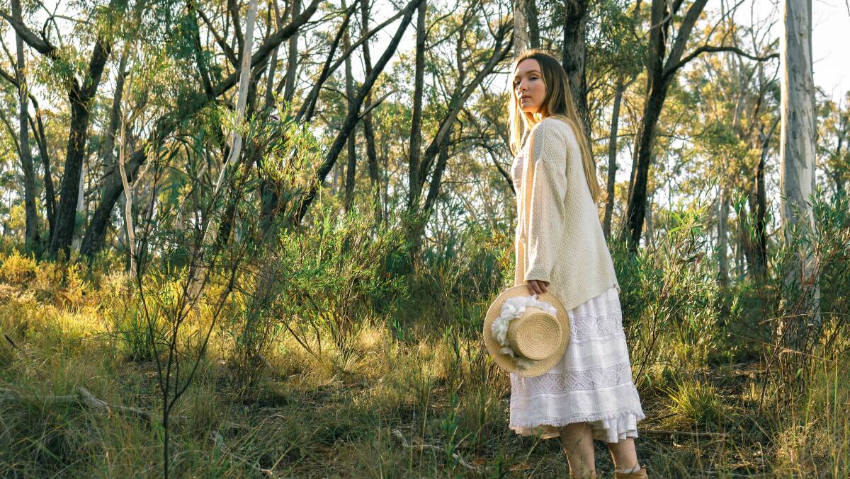 The National University Theatre Society's production of Picnic at Hanging Rock includes Lilliana Cazabon-Mitchell as one of the cast who all play multiple roles. Picture: Jasmine Ryan
