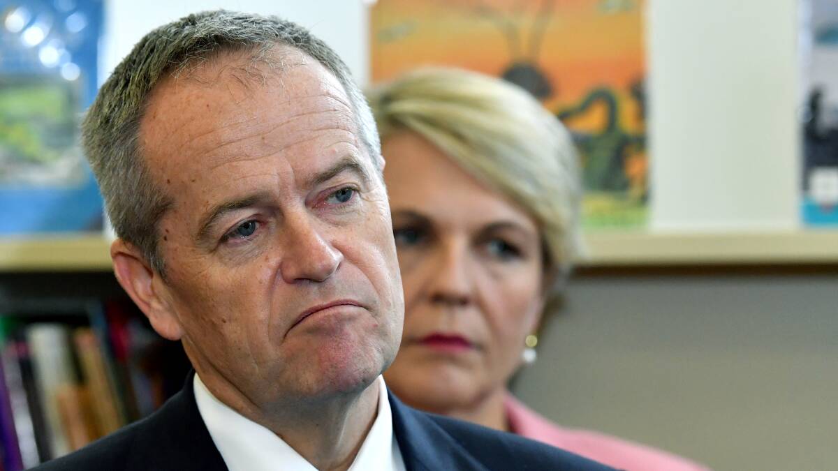 Opposition Leader Bill Shorten during a press conference at St Maria Goretti's Catholic School in Perth on Tuesday. Picture: AAP