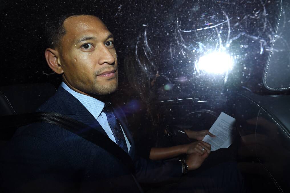 The Israel Folau saga has been a nightmare for Rugby Australia. Picture: AAP