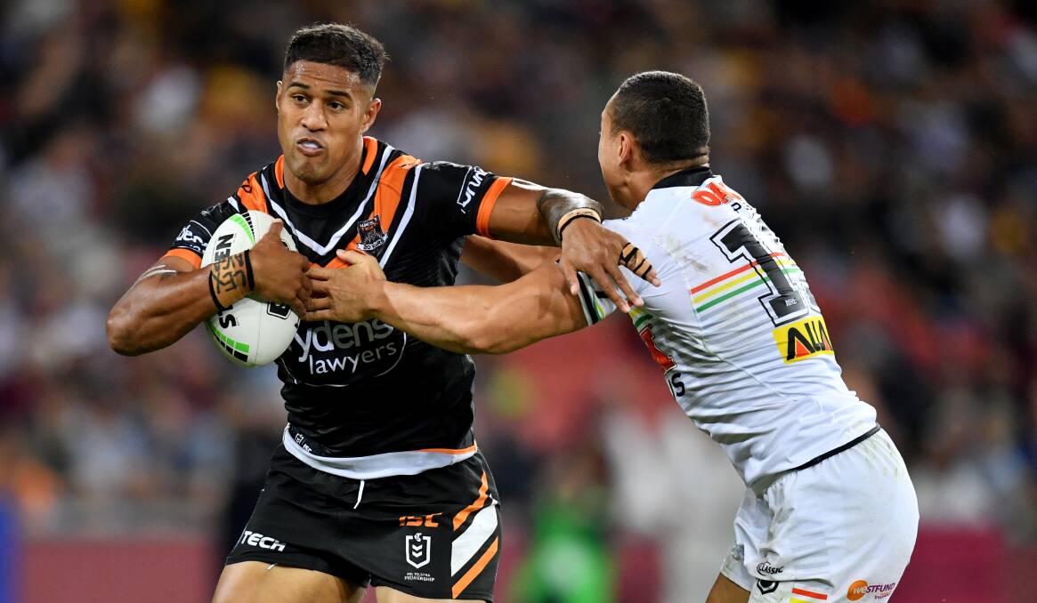 Rollercoaster season: Wests Tigers utility Michael Chee Kam. Picture: AAP