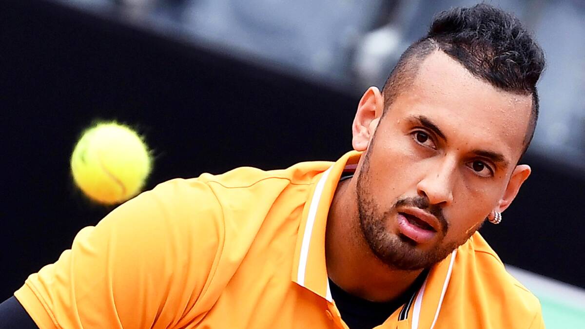 No further fines will be forthcoming for Nick Kyrgios. Picture: EPA