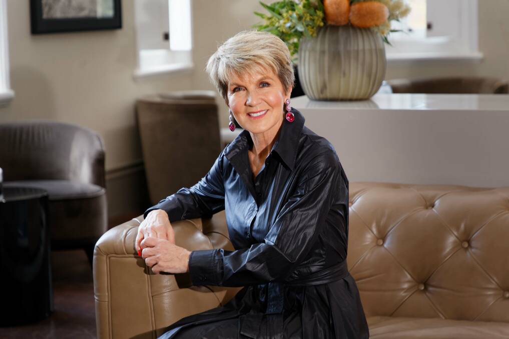 Former foreign minister Julie Bishop announced she was re-entering the corporate world in July. Picture: Trevor Collens