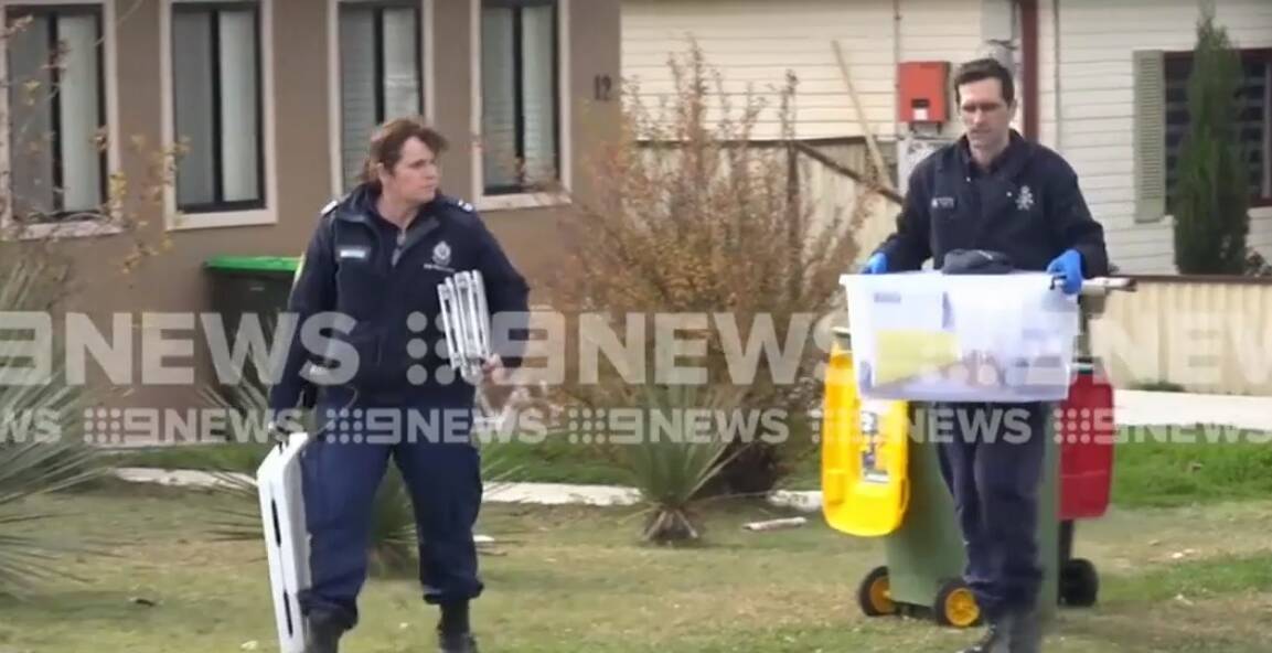 AFP and NSW Police raided several homes across Sydney today. Picture: Nine News