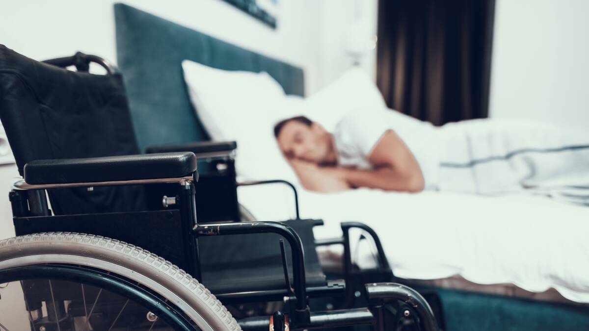 Инвалид в постели