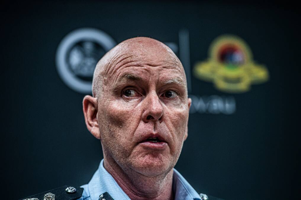 ACT chief police officer Ray Johnson Picture: Karleen Minney