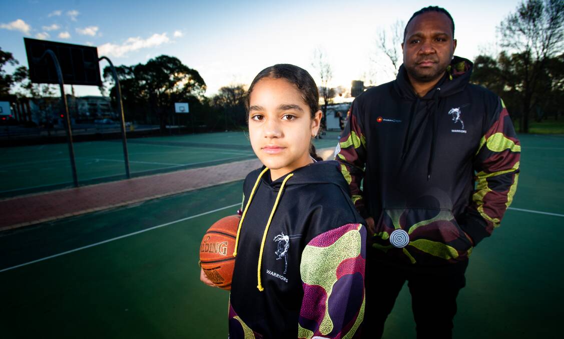 Warriors president Dion Devow is proud of his daughter's team for taking a stance against racism. Picture: Elesa Kurtz