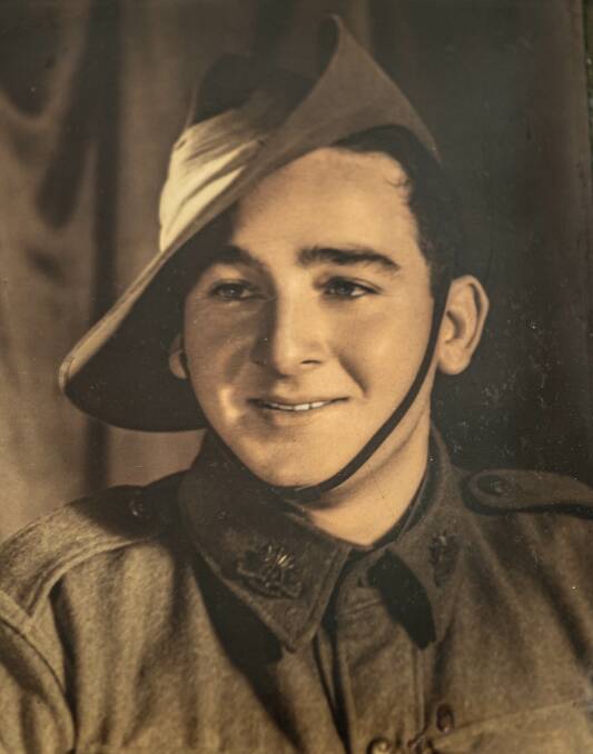 A young Roy Murphy during his time in the army. Picture: Supplied