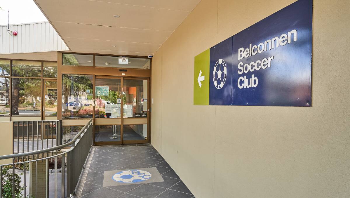 Belconnen Soccer Club will close its Hawker venue on October 31 for the foreseeable future. Picture: Matt Loxton