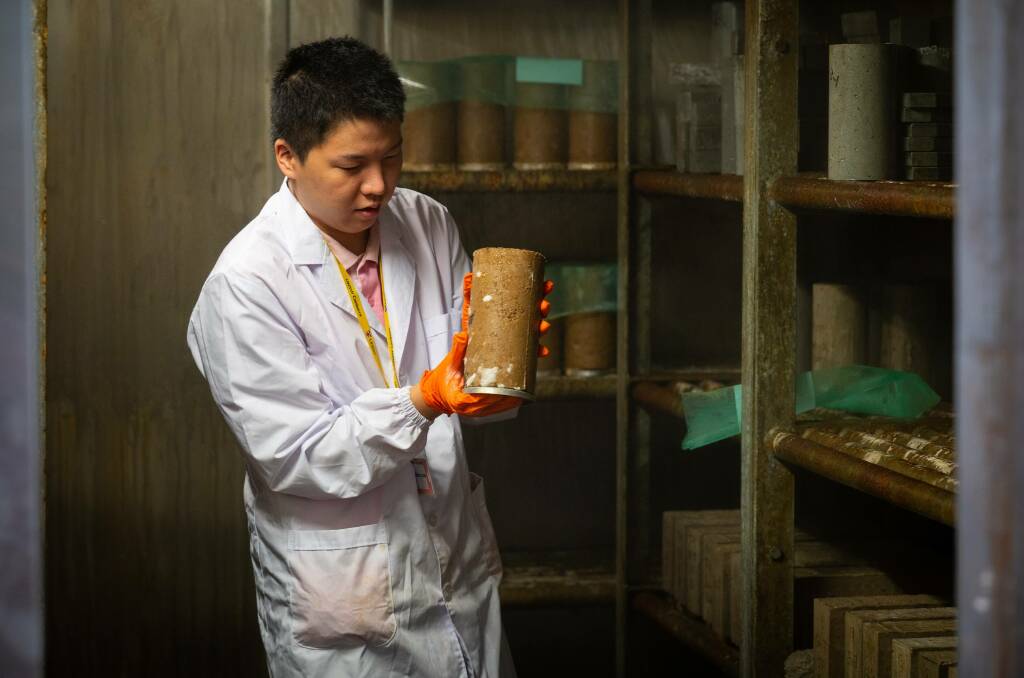 UNSW's lead researcher on the project, Dr Jianfeng Xue said the rammed earth technique has gained increasing popularity over recent years because of its economic and environmental benefits. Picture supplied