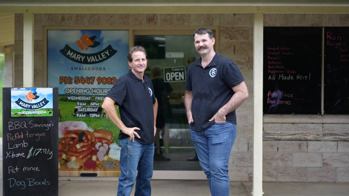 Ryan Robb and Bryton Wishart, from QLD company Cured Compliance. Picture supplied 