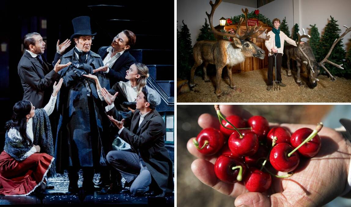 A Christmas Carol, North Pole Lane and cherry picking can get you in the festive spirit. Pictures supplied and by Elesa Kurtz