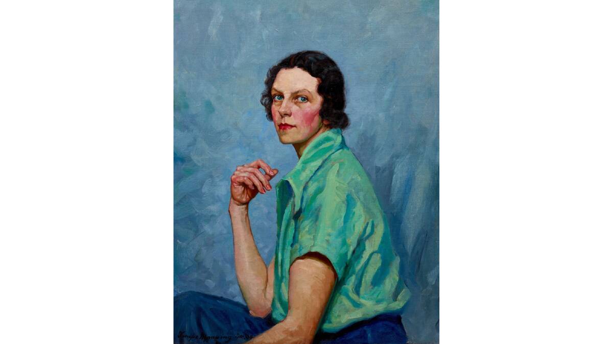 Self-portrait, 1939, by Tempe Manning.
