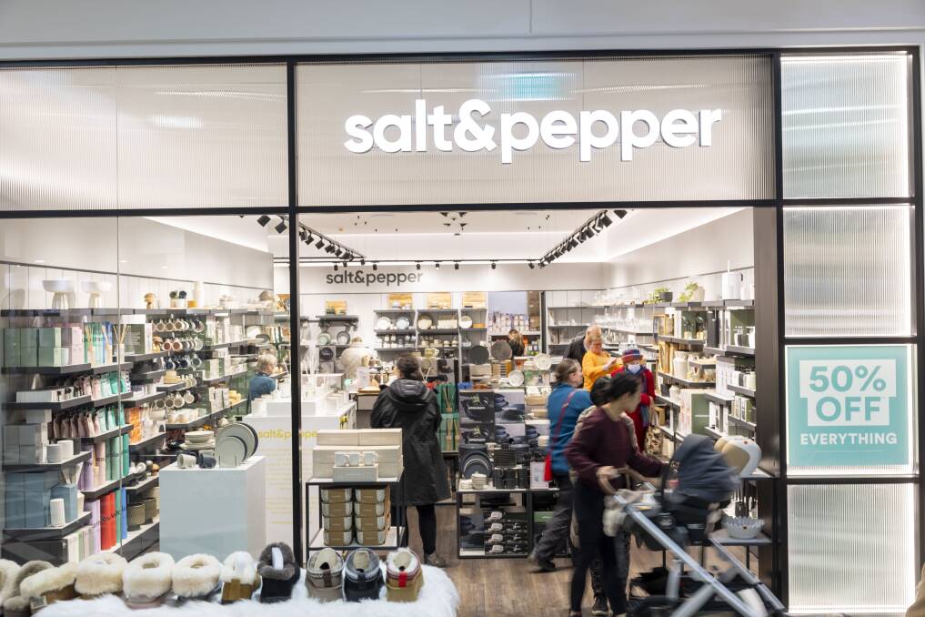First look at the new salt&pepper store at Westfield Woden. Pictures by Gary Ramage
