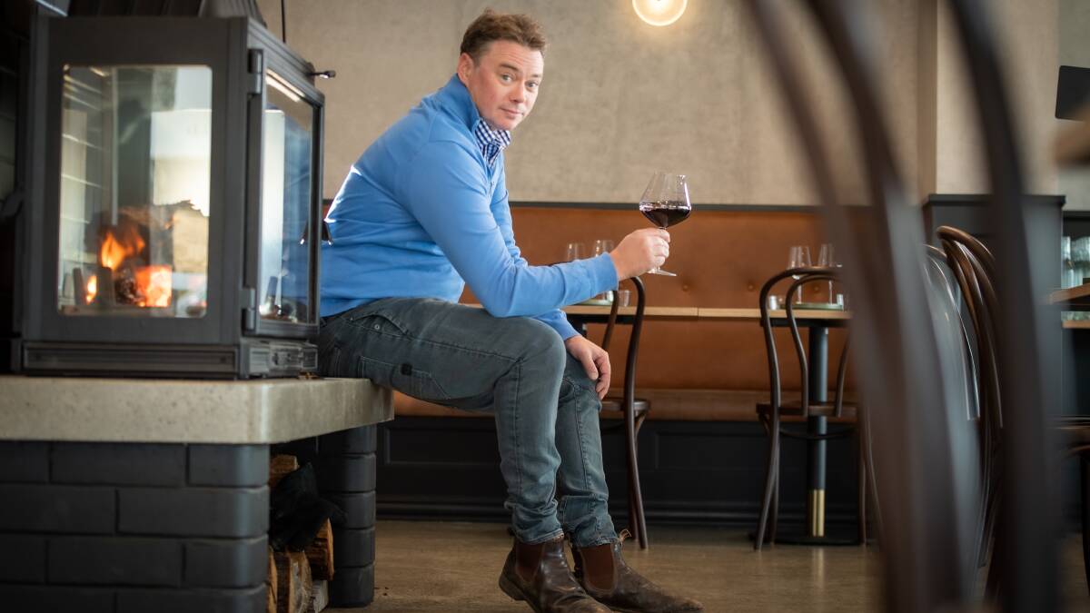 Winemaker Nick O'Leary in the new cellar door, Heywood. Picture by Karleen Minney