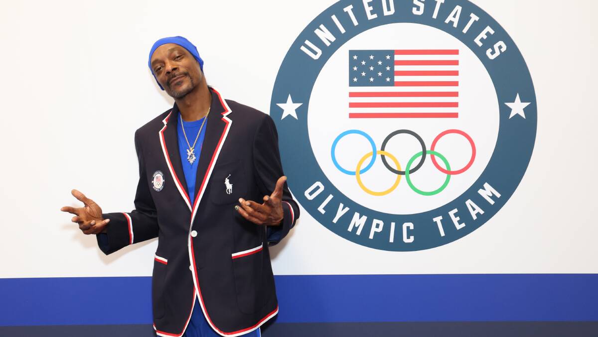 Snoop Dogg is one of the US correspondents for the Olympics. Picture Getty Images