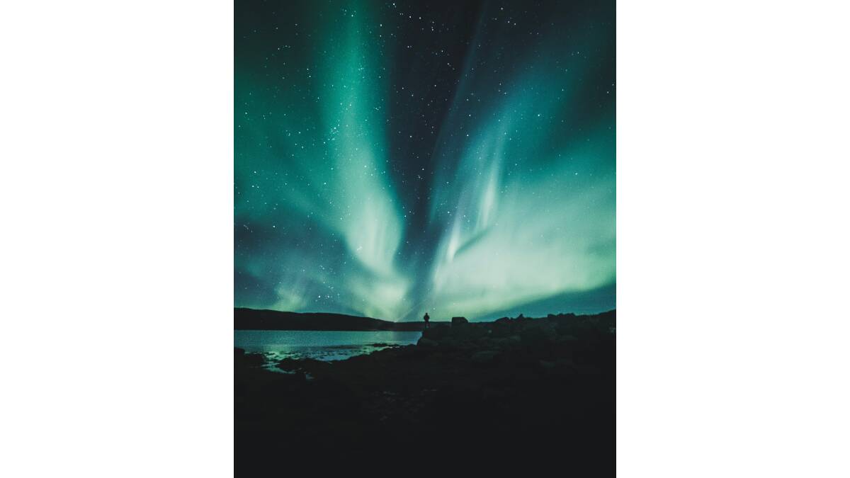 The Northern Lights captured in Iceland. Picture by Luke Stackpoole