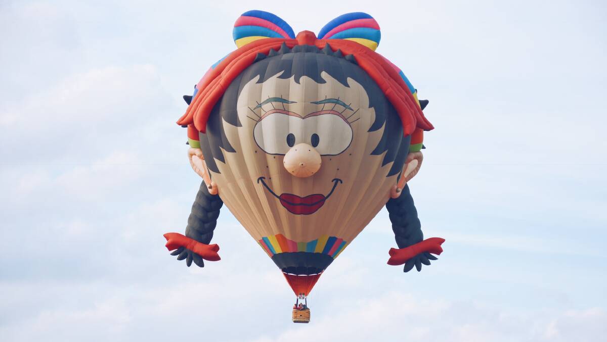 Lucy is the special balloon for this year's Balloon Spectacular. Picture supplied