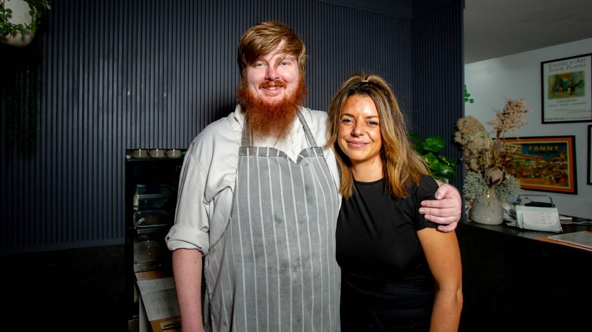 Chef Ash Baldwin and owner/chef Sara Poguet. Picture by Elesa Kurtz