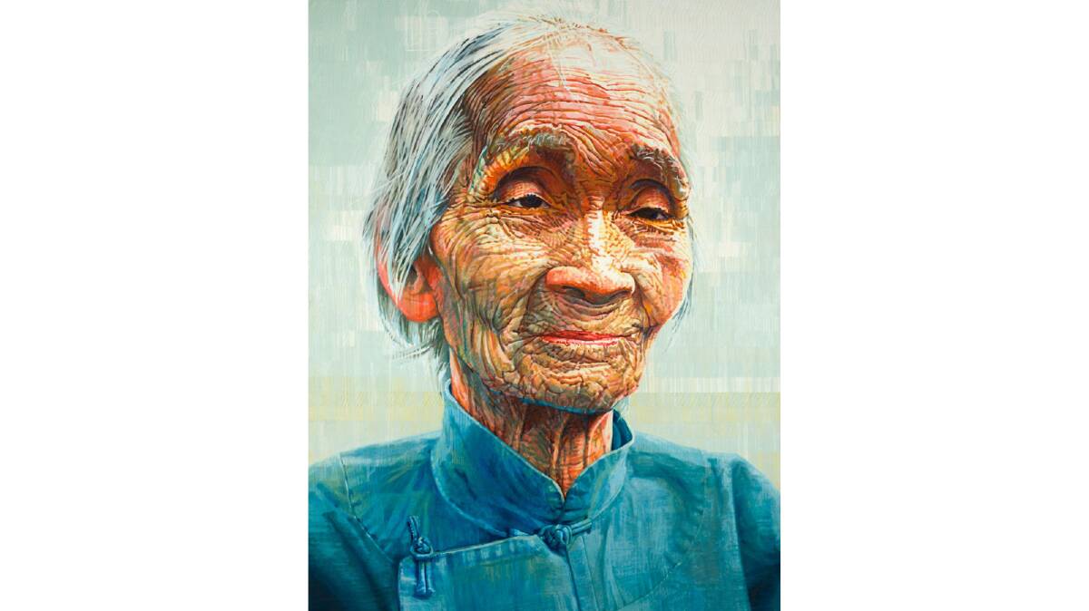 'A true Territorian': Portrait of Grandma Lum Loy, 1979, by Geoff La Gerche.