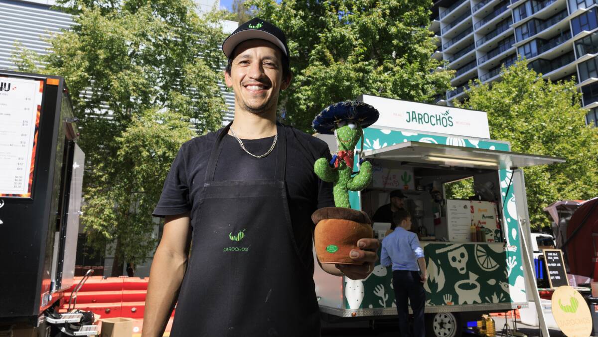 Jarochos owner Cesar Corripio is getting ready for a big weekend at the National Multicultural Festival. Picture by Keegan Carroll