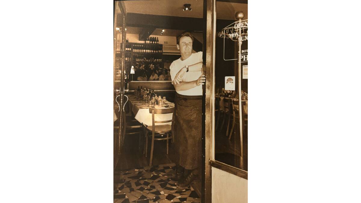 Andrew Haskins, owner-chef, Fig Cafe, early 1990s. Picture supplied