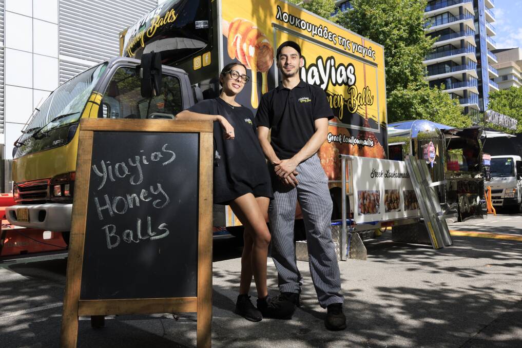 Olga and Petros Stoumpos from Yiayias Honey Balls are getting ready for a big National Multicultural Festival weekend. Picture by Keegan Carroll