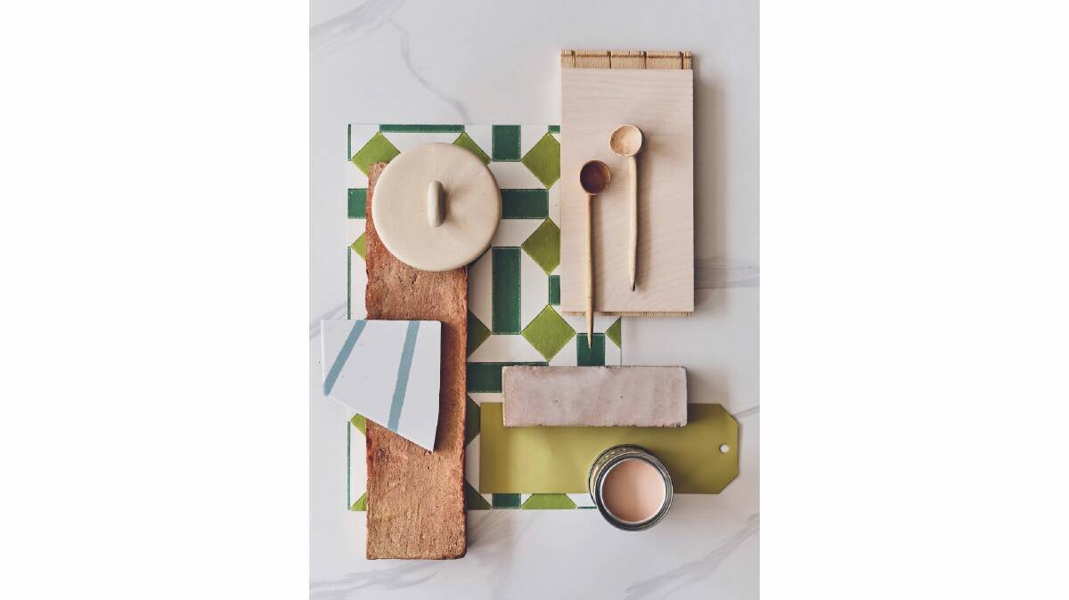 Every project begins with a mood board, according to The Home Style Homebook by Lucy Gough. Picture by Simon Bevan