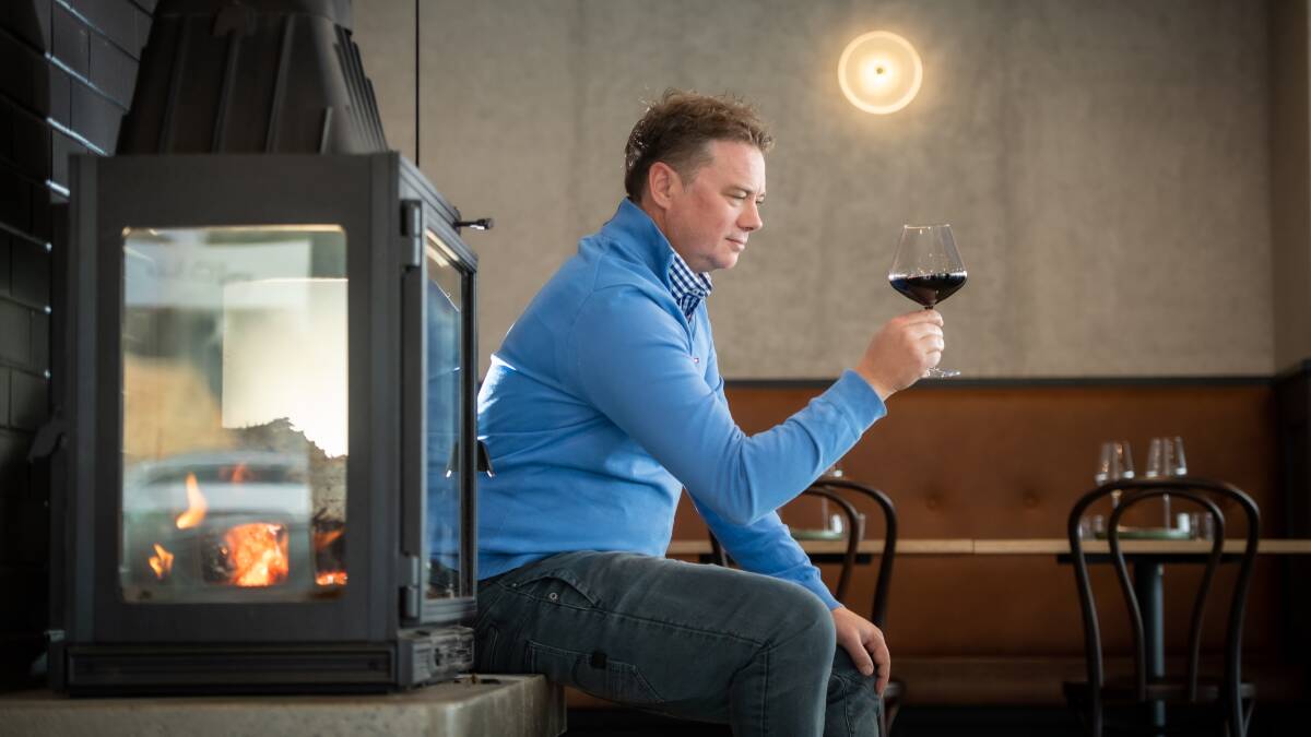 Winemaker Nick O'Leary in the new cellar door, Heywood. Picture by Karleen Minney