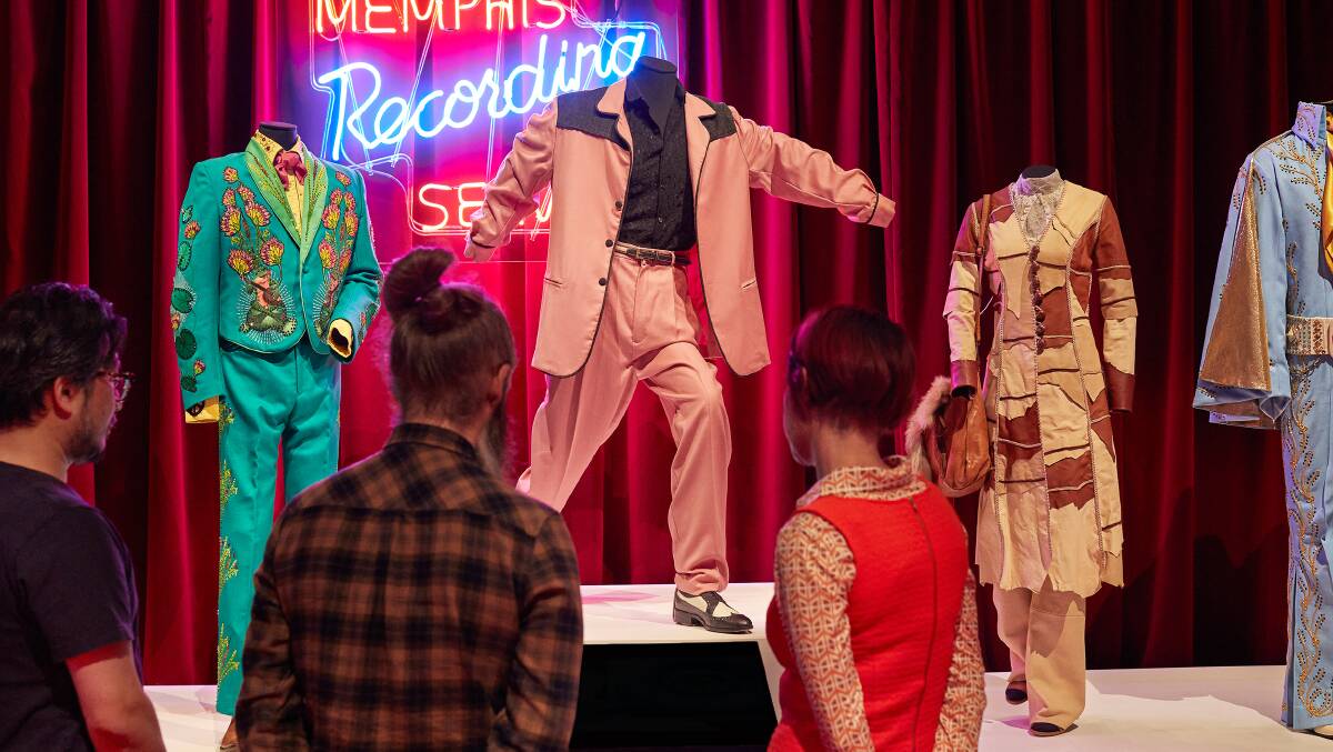 Four costumes from Elvis are on display as part of the National Film and Sound Archive's Australians and Hollywood exhibition. Picture supplied
