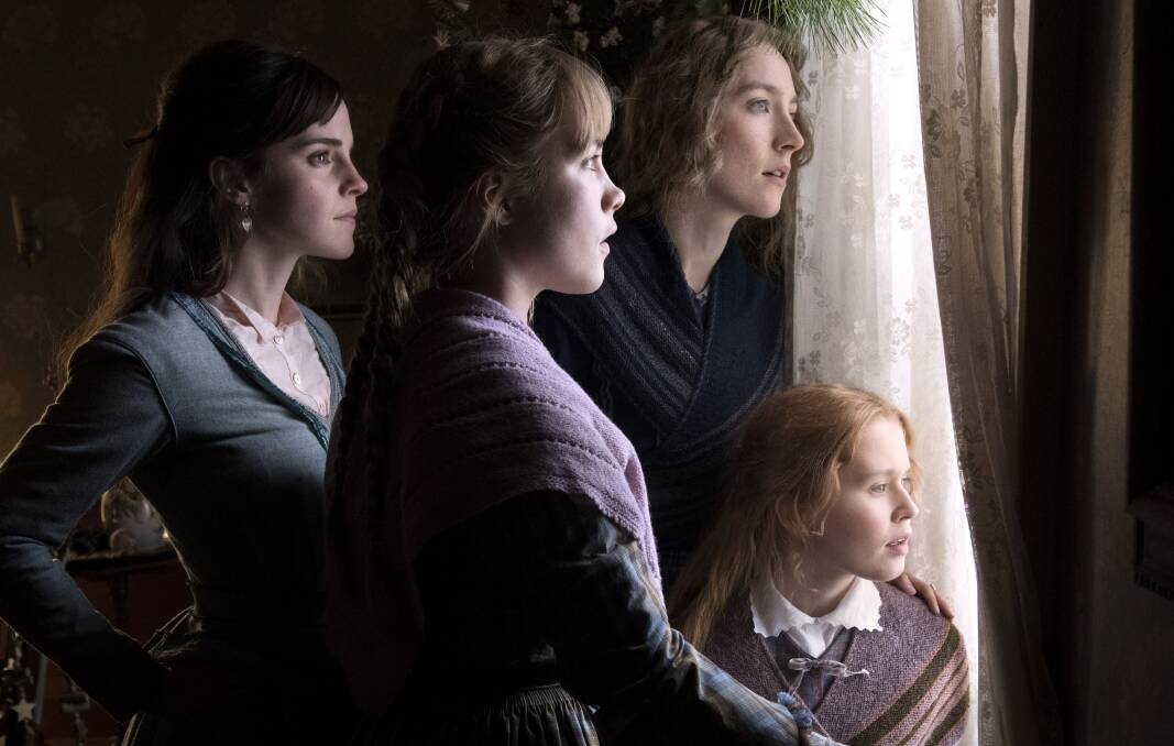 Emma Watson, Florence Pugh, Saoirse Ronan and Eliza Scanlen in the 2019 adataption of Little Women. Picture: Supplied