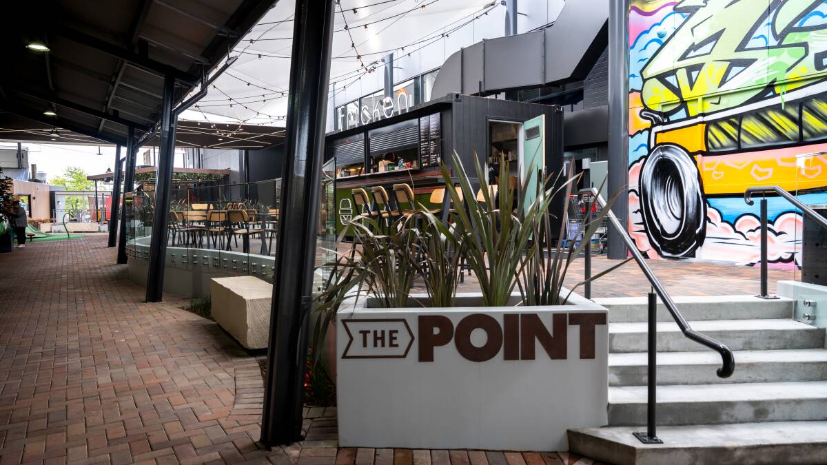 The Point is the revitalised courtyard at South.Point in Tuggeranong. Picture by Elesa Kurtz