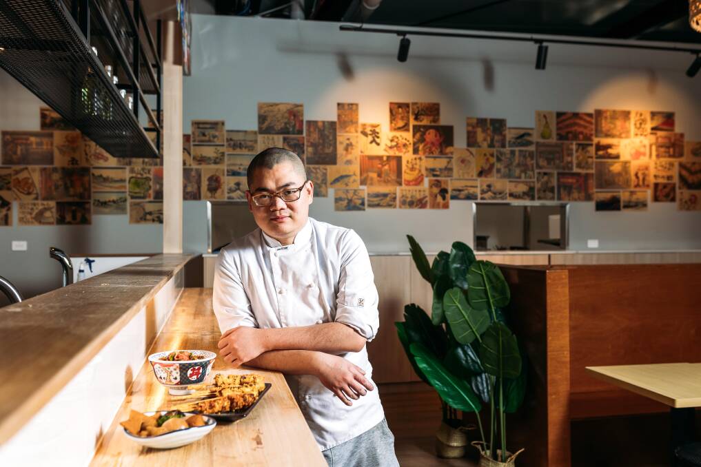 Kushi's owner Della Lee in the new izakaya-style restaurant at Capital Food Market. Picture by Ben Calvert