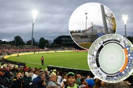 The eastern side of Manuka Oval could get a major upgrade. Pictures by Keegan Carroll