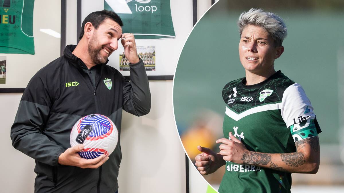 New Canberra United coach Antoni Jagarinec is keen to re-sign Michelle Heyman. Pictures by Karleen Minney, Sitthixay Ditthavong
