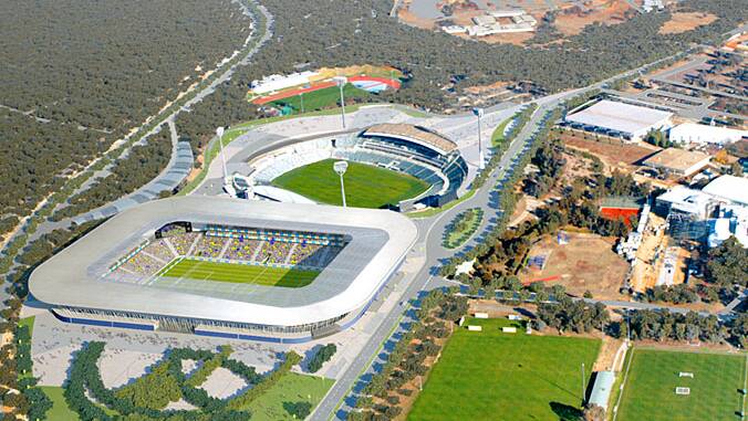 A redevelopment of the AIS site was first floated in 2009 as part of Australia's World Cup bid. Picture supplied