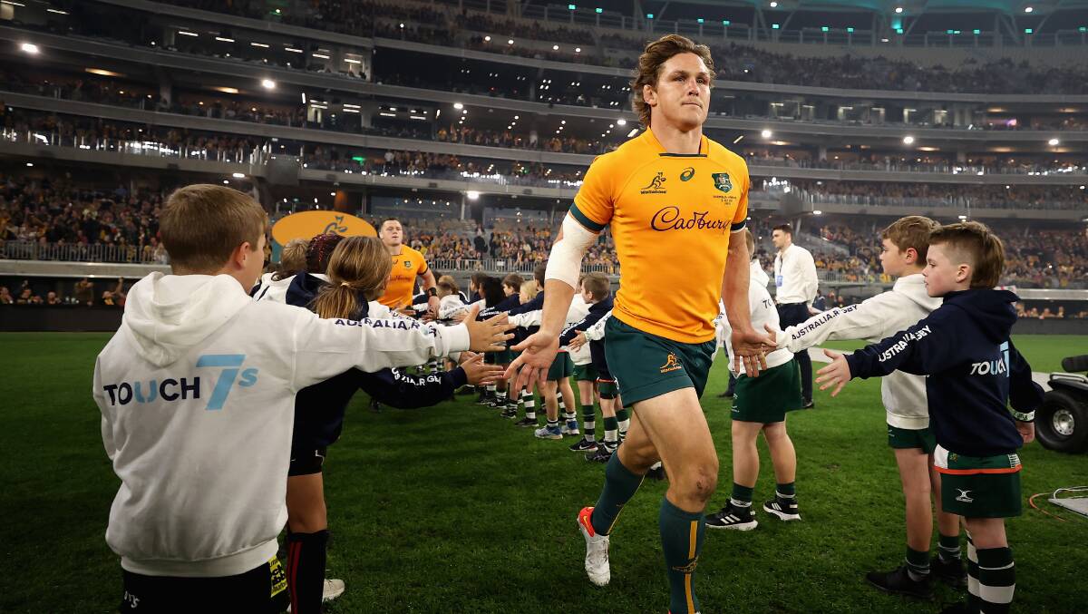 Wallabies star Michael Hooper will return to the starting side this weekend. Picture Getty Images