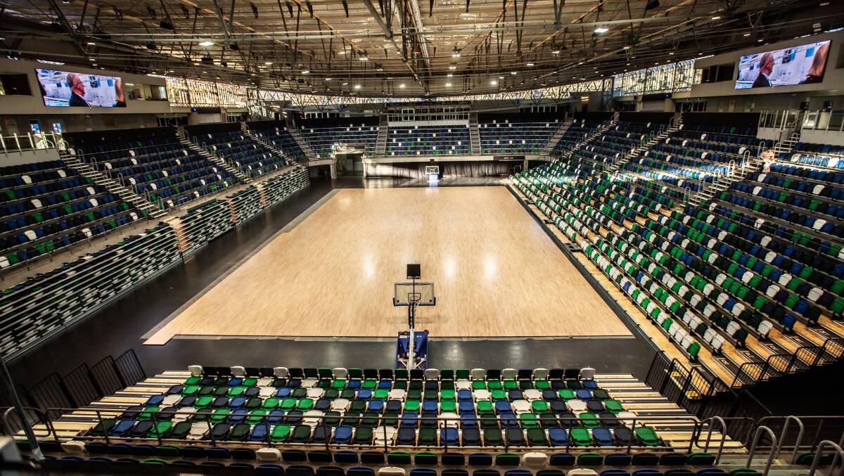 The AIS will look refreshed when basketball returns there later this year. Picture by Karleen Minney