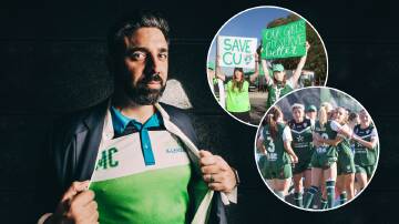 Michael Caggiano hopes to unite the Canberra soccer community. Pictures by Jamila Toderas, Sitthixay Ditthavong