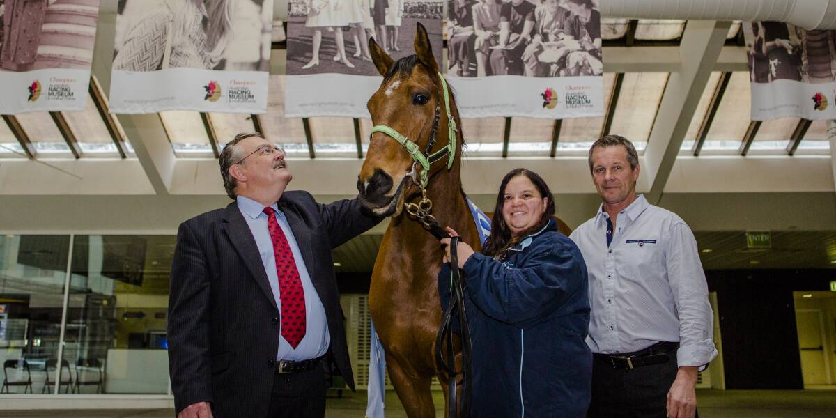 Les Boag, left, will be the Canberra Racing Club's new chairman. Picture by Jamila Toderas