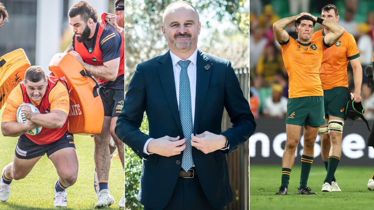 Coming to the rescue: ACT Chief Minister Andrew Barr says saving the Brumbies is his No. 1 rugby funding priority. Pictures by Karleen Minney, Getty Images