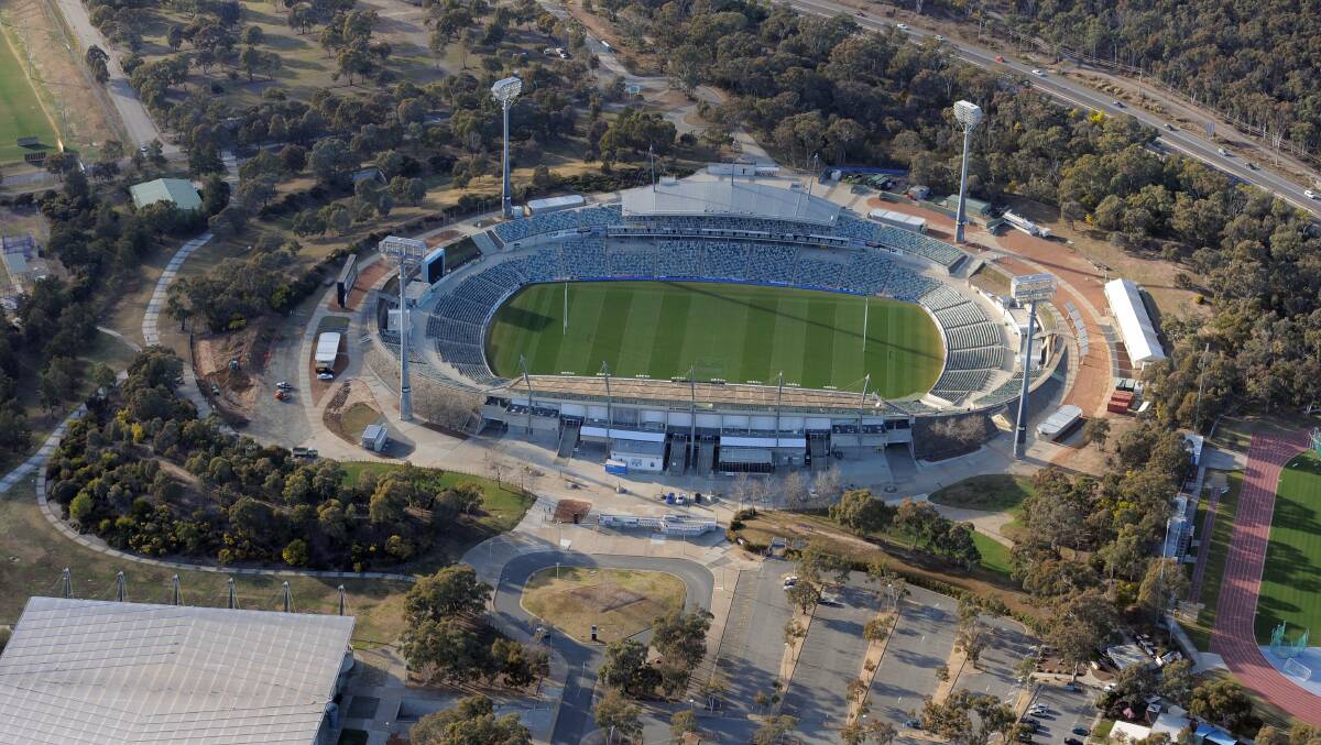 Canberra Stadium will host its first NRLW match on Saturday. Picture by Graham Tidy