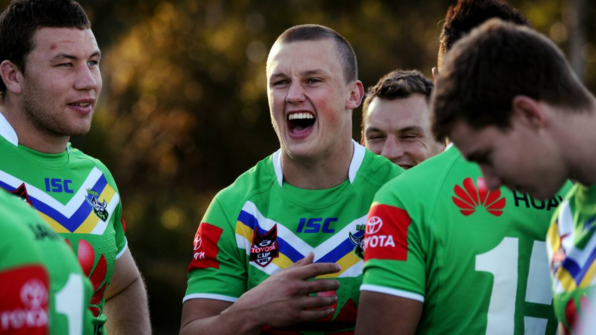 Jack Wighton made his debut for the Raiders as a teenager in 2012. Picture by Colleen Petch