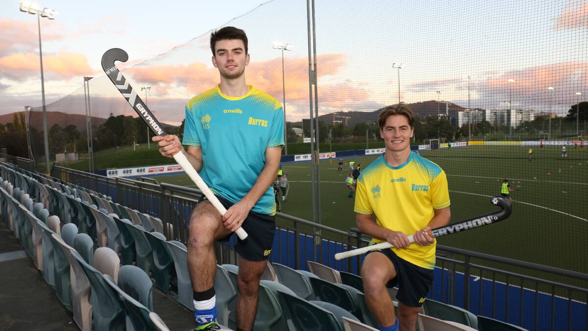 Davis Atkin, left, has been picked in the Australian squad. Picture by James Croucher