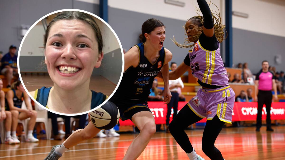 Jade Melbourne copped a knock and lost half of her tooth on Friday night. Pictures by Keegan Carroll, supplied