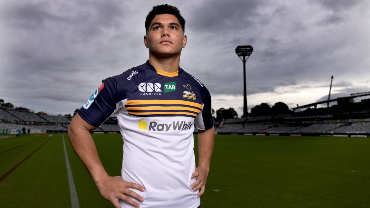 Noah Lolesio has starred for the Brumbies, but hasn't been able to establish himself as the Wallabies' No. 10. Picture by James Croucher