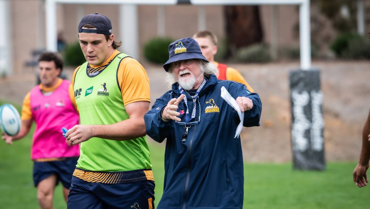 Laurie Fisher is making his mark on the Wallabies forward pack. Picture by Karleen Minney
