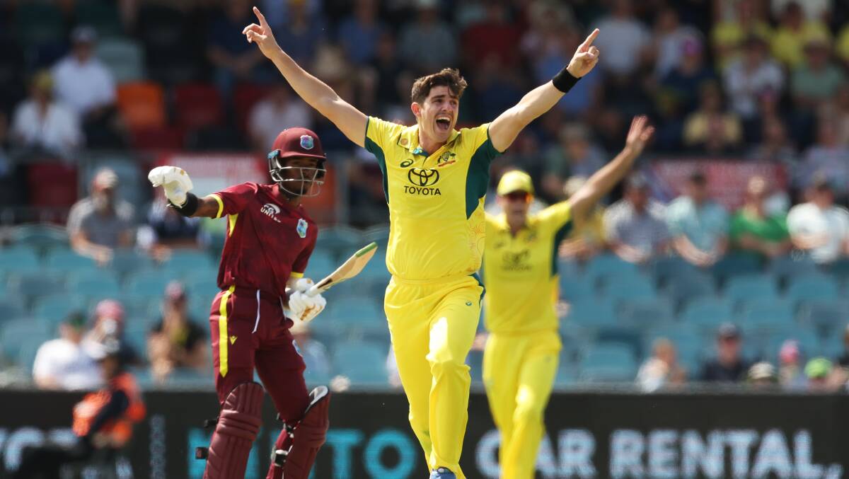 Sean Abbott helped destroy the West Indies batting order. Picture Getty Images