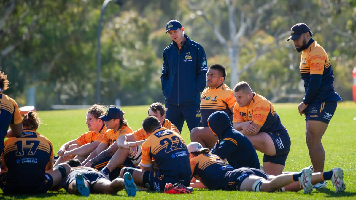 The Brumbies will attempt to get their finals campaign back on track this weekend. Picture by Elesa Kurtz