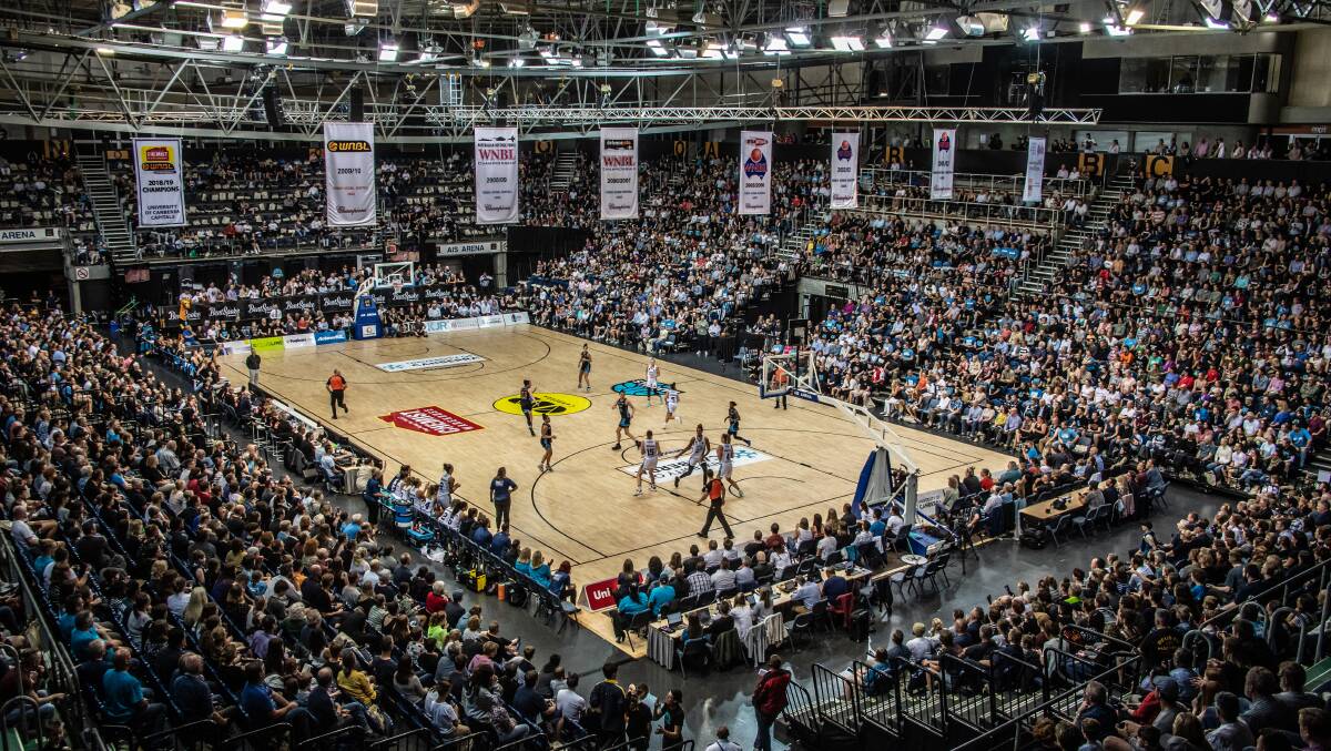 The Capitals' 2019-20 grand final was one of the last events at the AIS Arena before it was closed indefinitely. Picture by Karleen Minney 