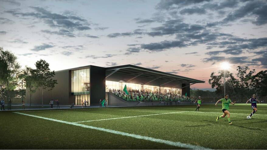 Capital Football was supposed to host A-League Women's games at a new base in Throsby. Picture supplied